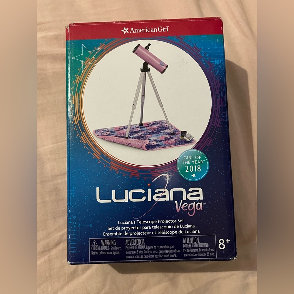 Used American Girl Luciana Vega Telescope Projector Set